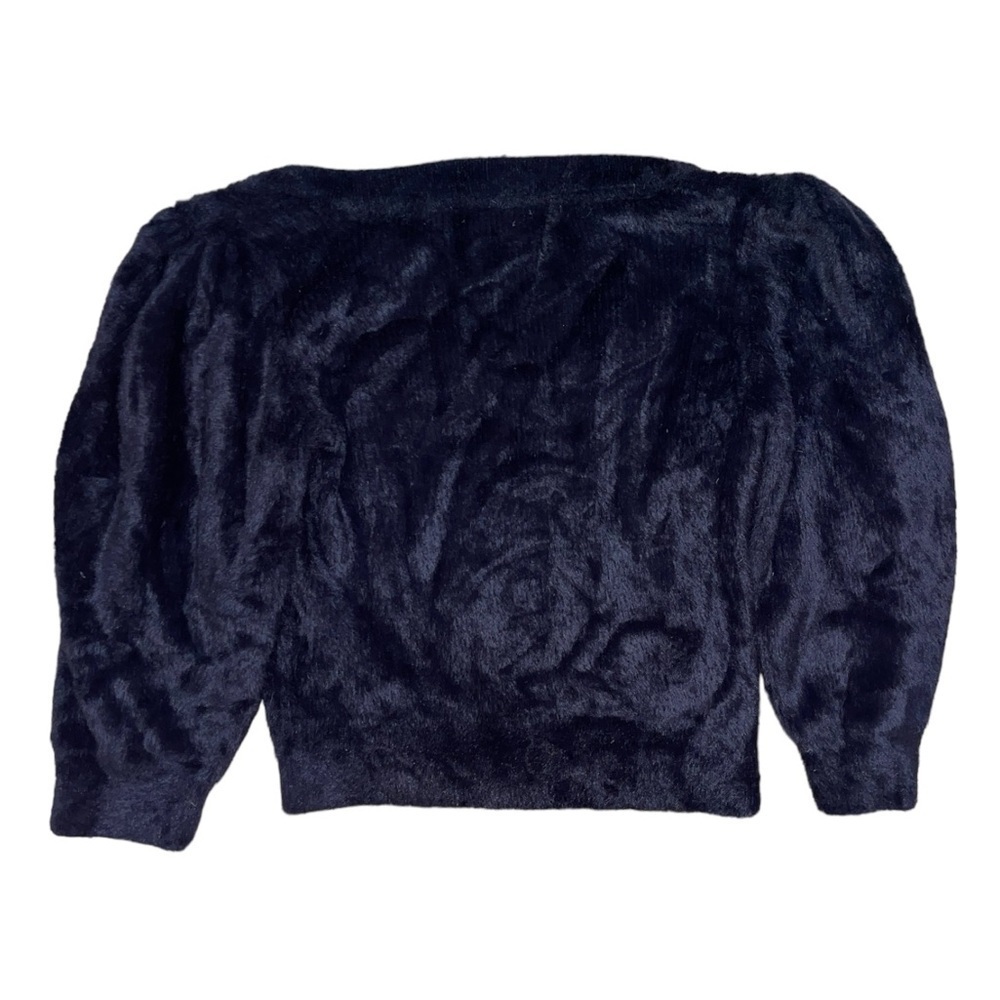Free People Moonbeam Pullover Sweater in Black fur women’s size medium - Picture 3 of 9